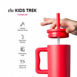 Trek Kids Tumbler with Silicone Straw Lid D3