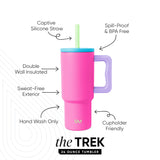 Trek Kids Tumbler with Silicone Straw Lid T8