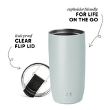 Voyager Tumbler with Clear Flip Lid & Straw A6